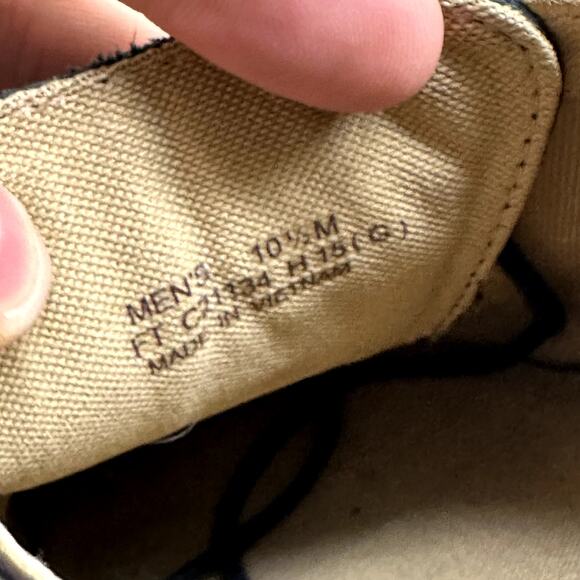 VERY GOOD Cole Haan OriginalGrand Longwing Oxfords Black Leather Gunboats 10.5 - Picture 9 of 10